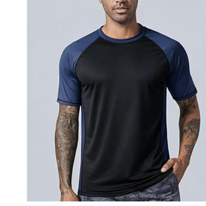 Custom Logo Sublimated <b>Raglan</b> Sleeve Men Sports <b>T</b> <b>Shirt</b> Quick Dry Gym Fitness Tee Premium Blank Sublimation Gradient Color - Product Image 3