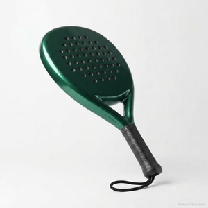 Raquette de padel en fibre de carbone premium, batte de sport en graphite, noyau en mousse EVA léger, cadre durable, surface texturée, grip équilibré - Product Image 4