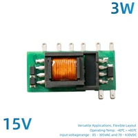 Konverter AC DC Mornsun 12V 3W LS03-13B12R3 Output Tunggal SIP Switching Power Supply Kompak SMPS PCB Mount Modul IoT