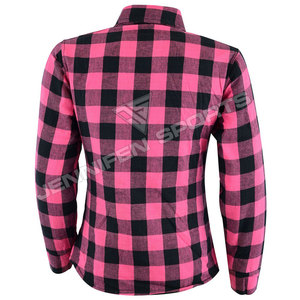 Premium OEM Men's % Cotton <b>Flannel</b> Biker Shirt Breathable Waterproof Plaid Motorcycle Riding <b>Jacket</b> Utility Pockets - Product Image 5