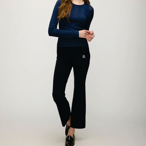 Pantalones de Mujer Ecológicos, de Secado Rápido, Transpirables, Casuales, para Viajar en Otoño, de Cintura Alta, con Cierre de Cordón, Rectos, Largos, con Estampado Geométrico - Product Image 1