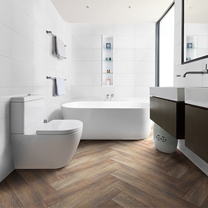Premium SPC Click Lock Flooring 4mm 5mm 6mm Resistente al fuego Durable Impermeable para baño Cocina Hospital Apartamento - Product Image 5