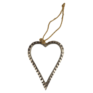 Adorno Metálico Colgante en Forma de Corazón de Aluminio, Ideal para Decoración del Hogar, Sala de Estar y Fiestas, Diseño y Forma de Corazón - Product Image 3