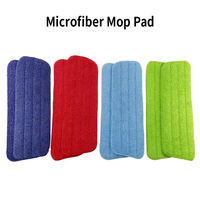 HOLAMOPA Tampons de rechange pour balai plat en microfibre à boucles épaisses, réutilisables, pour nettoyage humide et sec des sols en bois dur
