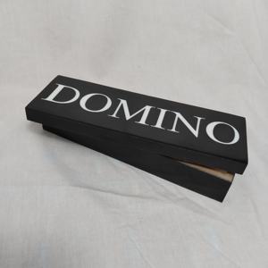 Caja de Almacenamiento para Dominó Contemporánea en Acabado Blanco, Estuche Organizador de Dominó de Madera Sólida para el Hogar, la Oficina y como Regalo - Product Image 5