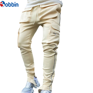 High Quality Casual Wear Men Straight <b>Trouser</b> Jogger Reflect Running Training Jogging Pants Man Solid Color <b>Trouser</b> For Men - Product Image 2
