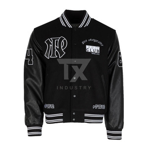 Hot Selling Casual Style <b>Canvas</b> Letterman Varsity <b>Jacket</b> Stand Collar Front Breathable Custom Hooded Waterproof <b>Jackets</b> for <b>Men</b> - Product Image 2