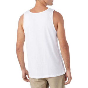 Débardeurs pour hommes de qualité supérieure à prix abordable – Respirants, pour l'entraînement, la gym et le fitness – Coton, motif rayé, col rond – Collection 2026 - Product Image 4