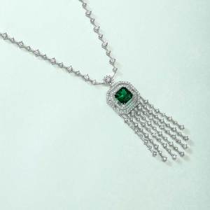 Colliers en diamants cultivés en laboratoire de 8,00 carats pour bijoux personnalisés |   Pierre centrale en diamant méga certifiée |   Pièce d'investissement exceptionnelle - Product Image 2