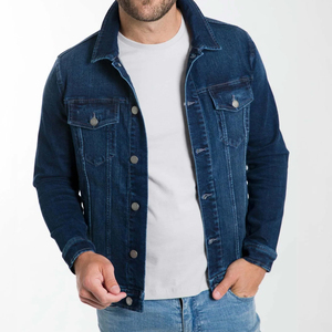 New Arrival New Stylish <b>Man</b> <b>Jackets</b> Denim Winter Denim Pocket Ripped <b>Jacket</b> Plus Size Button Front Denim Jeans <b>Jacket</b> for <b>Man</b> - Product Image 1