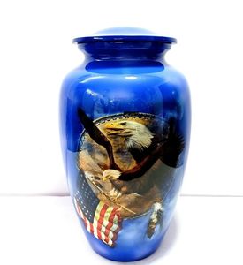 โกศบรรจุอัฐิทรงกระบอกอะลูมิเนียมสุดหรู พรีเมียม ทำมือ คุณภาพดีที่สุด ดีไซน์อาร์ตเดโค ทันสมัย ความจุ 1-2 ลิตร  สามารถปรับแต่งได้ - Product Image 6