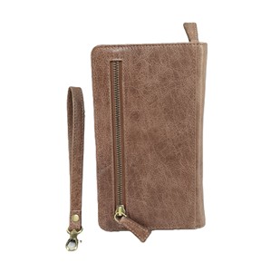 Leather Crazy Horse Vintage Luxury Zipper Closure Mobile <b>Wallet</b> RFID Passport Document Family Card <b>Holder</b> Long Women Men's 2026 - Product Image 1