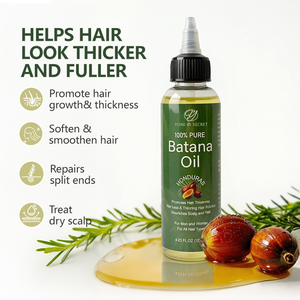 Olio Essenziale di Batana Puro a Prezzo di Fabbrica, Formula Naturale Anticaduta con Ingredienti Erboristici, Rosmarino e Cocco per la Crescita dei Capelli - Product Image 1