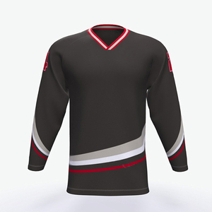 Camisetas y Tops Sublimados con Logotipo de Equipo Personalizado al por Mayor, Jersey de Hockey sobre Hielo para Adultos - Product Image 4