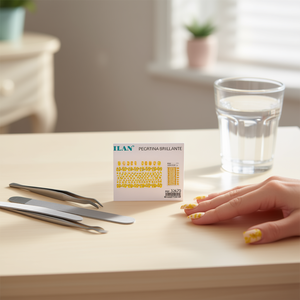 Adesivi con strass scintillanti ILAN per unghie Giallo 32670 - Product Image 2