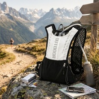 Gilet d'hydratation respirant pour hommes et femmes, sac de course léger professionnel avec équipement réfléchissant pour la randonnée en trail et les marathons