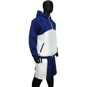 Ensemble de survêtement pour homme, veste coupe-vent en nylon d'été avec logo personnalisé, ensemble de shorts - Product Image 2