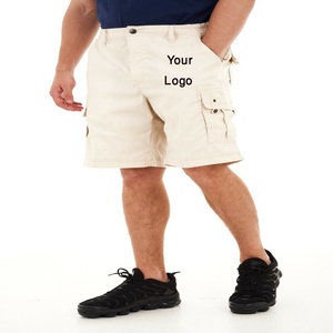 Shorts cargo pour hommes de qualité supérieure, 100% coton, motif uni, décoration en tissu maillé, tailles XS XXS, prix compétitifs - Product Image 2