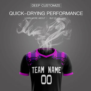 Uniforme de Fútbol Sublimado Personalizado, Conjunto de Camiseta de Fútbol Transpirable, Ropa Deportiva de Entrenamiento Personalizada para Equipos, Secado Rápido, para Hombres y Jóvenes - Product Image 3