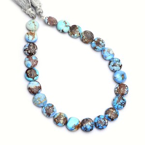 Cuentas lisas de turquesa AAA+ de 10 mm, turquesa lavanda natural rara de Kazajstán, piedra preciosa, cuentas sueltas elegantes para joyería - Product Image 4