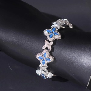 Hot Sale Pass VVS1 <b>Bangles</b> Hip Hop Jewelry 925 Sterling <b>Silver</b> Iced Moissanite Cuban Link <b>Bracelet</b> GRA Certified Unisex - Product Image 3