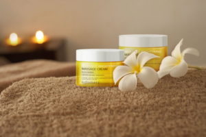 Crema Corporal Orgánica con Vitamina C BUDDATE, Limpieza Profunda, Blanqueadora, Aclarante, Elimina Puntos Negros, Limpiador de Poros, Sin Aceite, Masaje con Aire - Product Image 5