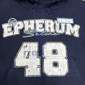 Best Zipper Distressed Hoodie <b>Rhinestone</b> Zip up <b>Jacket</b> Customized Design Top Impact Acid Wash Men Fleece Streetwear Hoodie - Product Image 2