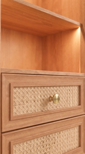Bibliothèque Moderne en Bois avec Plus de 10 Étagères et Tiroirs, Design Autoportant pour Salon, Chambre et Bureau à Domicile - Product Image 3