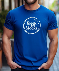 T-shirt pour homme à manches courtes, coupe classique, 100% coton, 260 g/m², impression sérigraphiée sur le devant avec logo personnalisé, respectueux de l'environnement - Product Image 5