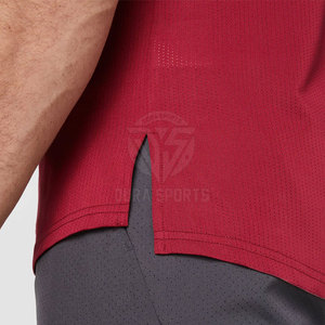 Summer Wear 100% Cotton Loose Fit Gym T-Shirts Comfortable Made In Best Material Hot Sale Printed Gym T-Shirt For Men - Product Image 5