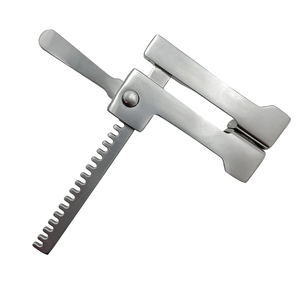 Écarteur de côtes de qualité supérieure avec 2 lames en acier inoxydable, instruments chirurgicaux réutilisables, écarteur de côtes - Product Image 4