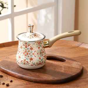 Cafetera Turca Artesanal de Cobre, Dallah Árabe, Ibrik, Cafetera Espresso, Regalo Tradicional para el Hogar y la Cocina - Product Image 3