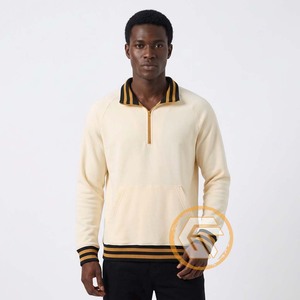 Sudadera con Cierre de Cremallera GREEK TREASURES Alpha Solid 100% Algodón Felpa Bordada de Invierno para Hombre, Transpirable y de Secado Rápido, 500g, Venta al Por Mayor - Product Image 4
