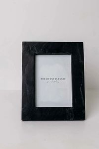<b>Black</b> Marble Look Photo <b>Frame</b> Handmade Decorative <b>Picture</b> <b>Frame</b> Custom Logo Wall Display - Product Image 2