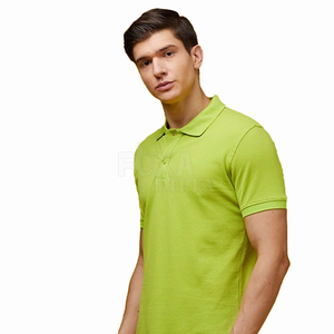 2024 T-shirts polo en coton à séchage rapide pour hommes OEM vente en gros de vêtements de marque personnalisés Logo brodé à manches courtes Fitness Gym solide - Product Image 3
