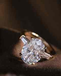 Anillo de Diamante Ovalado Cultivado en Laboratorio para Mujer, Chapado en Oro de 9K, Color D, Certificado IGI, Joyería de Lujo para Compromiso y Boda - Product Image 2