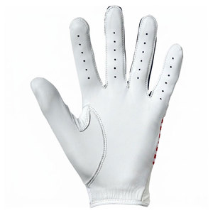 Gants de golf en cuir véritable de haute qualité, séchage rapide, fermeture auto-agrippante, main gauche, logo personnalisé, impression numérique, usage sportif unisexe - Product Image 3