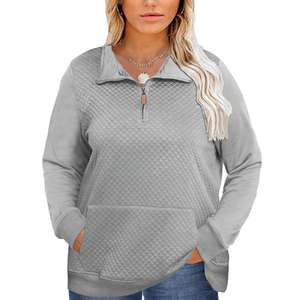 Sweat-shirt à capuche zippé pour homme et femme, 100% coton respirant, doublé, avec poche kangourou, sweat-shirt matelassé pour femme - Product Image 5