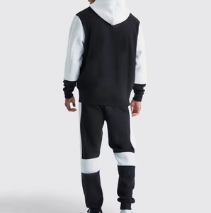 ชุดวอร์มสตรีทแวร์ผ้าฝ้ายแท้ 100% สำหรับฤดูหนาว มีฮู้ด ลายพิมพ์เรียบ ป้องกันแบคทีเรีย ระบายอากาศได้ดี ขายส่ง - Product Image 2