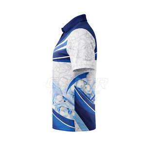 Maillot de bowling moderne respirant grande taille pour hommes et femmes, impression par sublimation, uniforme d'équipe professionnel 100% polyester - Product Image 3