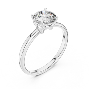 Anillo de Compromiso Personalizado de Plata de Ley 925 con Moissanita - Product Image 4