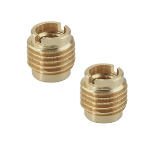 Precision M3 <b>Threaded</b> Brass <b>Insert</b> Nuts for Woodworking Projects Rust Resistant Plated Metal <b>Inserts</b> Bulk Price - Product Image 1