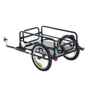 Carrito de Almacenamiento Plegable para Bicicletas Wanderer, Remolque Utilitario para Camping y Carga al Aire Libre con Enganche - Product Image 2