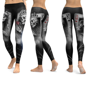 Leggings Personalizadas para Mujer, Cintura Media, Ecológicas, de Poliéster/Algodón, Alto Rendimiento, para Gimnasio, Yoga, Entrenamiento, Venta Directa - Product Image 2