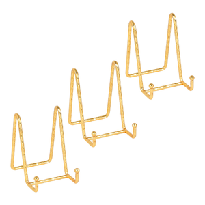 Soporte de Mesa de Latón de Diseño Maravilloso, Soporte de Platos Portátil de Latón Hecho a Medida para Decoración y Almacenamiento en la Cocina - Product Image 1