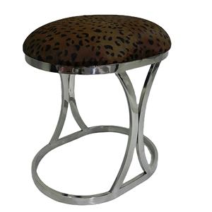 Tabouret inversé en forme de C avec coussin dissimulé, utilisable à usages multiples à la maison et au bureau, disponible en plusieurs finitions avec un coussin de choix. - Product Image 1