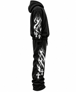 Chándal con logotipo personalizado para hombre, cortavientos de streetwear de alta calidad, chándal personalizado a precio económico, precio al por mayor. - Product Image 2