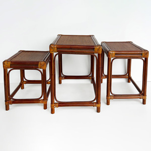 Set of 3 rattan coffee tea <b>table</b> <b>high</b> quality home furnishings competitive price sofa <b>tables</b> - Product Image 4