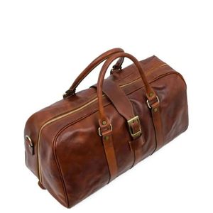 Nuevo bolso de viaje informal para hombre de cuero genuino, impermeable, en oferta en línea a bajo precio. - Product Image 5