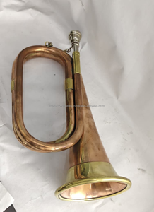 Instrument unique en laiton de style cor d'ambulance, gravé par impression numérique et laser, décoration murale rectangulaire moderne en métal pour extérieur - Product Image 6